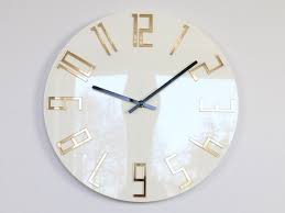 Large Wall Clock Mirror Gold Wall Clock