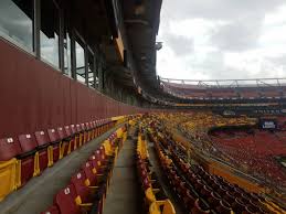 covered seating at fedexfield