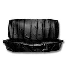 80 Seat Cover Kit Vinyl Black Bench Seat