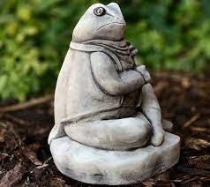 Large Cement Frog Concrete Frog Statue