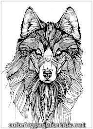 Mandalas für erwachsene zum ausdrucke und ausmalen. 38 Ausmalbilder Fur Erwachsene Wolf Besten Bilder Von Ausmalbilder