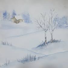 Как нарисовать зимний лес поэтапно: идеи для рисования вместе с ребенком |  Рисование и живопись | Дзен