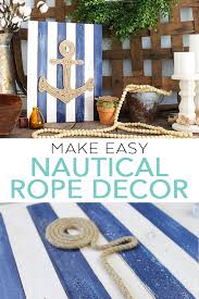 cute nautical rope decor for your home