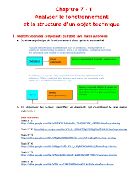 Corrigé Chapitre 7-1 Analyser Le Fonctionnement | PDF | Capteur |  Microcontrôleur