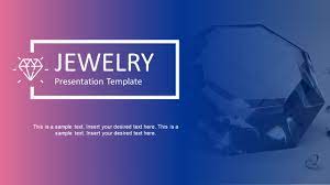 jewelry business powerpoint template