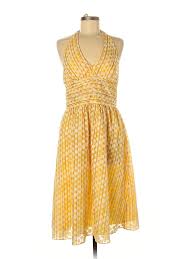 Details About Robbie Bee Women Yellow Casual Dress 8