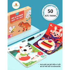 FLASHCARD DOT TO DOT (50 BỨC TRANH) - NỐI THEO THỨ TỰ BẢNG CHỮ CÁI HOẶC SỐ  THỨ TỰ TẠO THÀNH BỨC TRANH CÓ NGHĨA