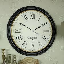 Extra Large Wooden Station Wall Clock