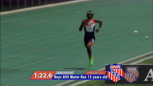 13 year old age group world record 800m