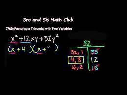 Two Variables Algebra I