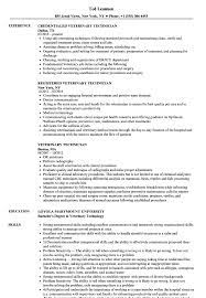 They're responsible for feeding, bathing, and exercising the animals, and they restrain them during examinations and treatment. Veterinary Technician Resume Samples Velvet Jobs