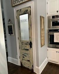 Chippy Paint Pantry Door Kitchen Door