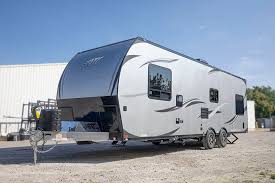 atc aluminum toy hauler travel trailer