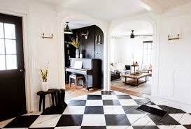 Painted Checkboard Floor