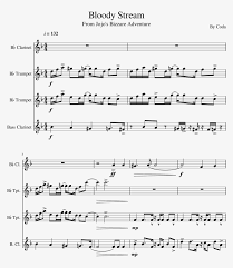 Violins and cellos, guitars, brass and wood wind instruments, drums and percussion. Bloody Stream Sheet Music Composed By By Coda 1 Of Music Transparent Png 850x1100 Free Download On Nicepng