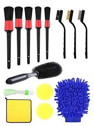 14pcs car cleaning brush set includes