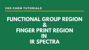 functional group region finger print