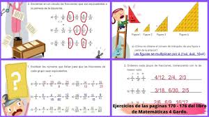 Catálogo de libros de educación básica. Ejercicios De La Paginas 170 A La 176 Libro De Matematicas De 4 Grado Youtube
