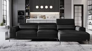 Rousso Leather Sectional Sofa With