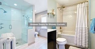 Shower Doors Vs Shower Curtain Which