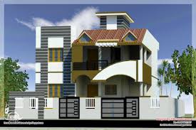 modern house front side design india