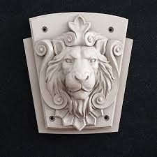 Lion Head Wall Decor 3d Model 3d