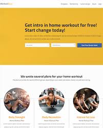Home Workout Plan Opt In Page Thrive