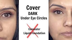 cover dark circles under eyes