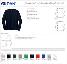 Gildan Heavy Cotton Long Sleeve Custom T Shirts Elevation