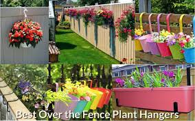 This is an excellent way to dress up a plain fence, without breaking your budget or setting into motion an enormous project. Best Over The Fence Plant Hangers Gardeninghow Com