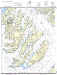 Noaa Nautical Chart 16702 Latouche Passage To Whale Bay Is