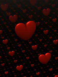 corazones 3d love red hd wallpaper