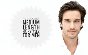 Popular haircuts for men include a middle part or deep asymmetrical side part. 55 Medium Length Hairstyles For Men Styling Tips Men Hairstyles World