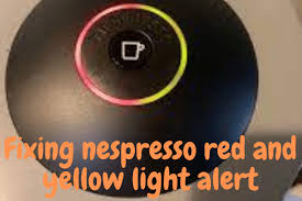 fixing nespresso vertuo red and yellow