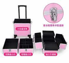 multi layer professional makeup trolley