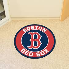 boston red sox logo roundel mat 27