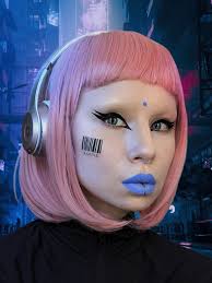 cyberpunk makeup makeup club