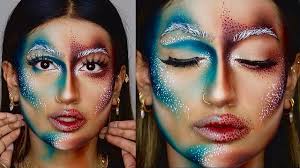 creative arty halloween makeup tutorial