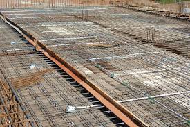 floor slab reinforcement bar on timber