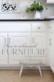 how to whitewash furniture