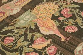 vine moldovan multicolor kilim rug