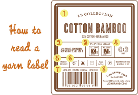 How To Read A Yarn Label Lion Brand Notebook