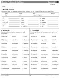 Greek And Latin Roots Prefixes And Suffixes Printables Unit 3