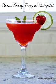 Whip with wire whisk until thick enough to pour over cake. Strawberry Daiquiri Recipe With Malibu Coconut Rum Homemade Food Junkie