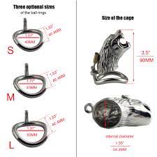 Tiger Stainless Steel Penis Ring Male Chastity Cage Set Cock Sleeve Ball  Stretcher Semen Lock Ring Restraint Sex Toy For Man Gay - Penis Rings -  AliExpress