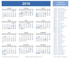 Calendar 2016 Yangah Solen