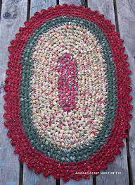 ravelry crochet oval rag rugs pattern