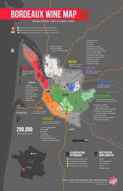 Spain has the biggest vineyard surface in the world. Bordeaux Wine Region Map