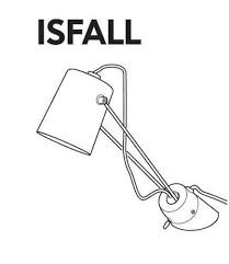 Ikea Isfall Wall Sconce Desk Lamp