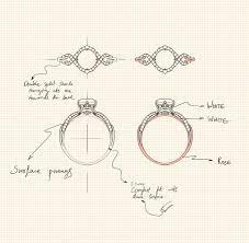 quick jewelry design concept sketch by